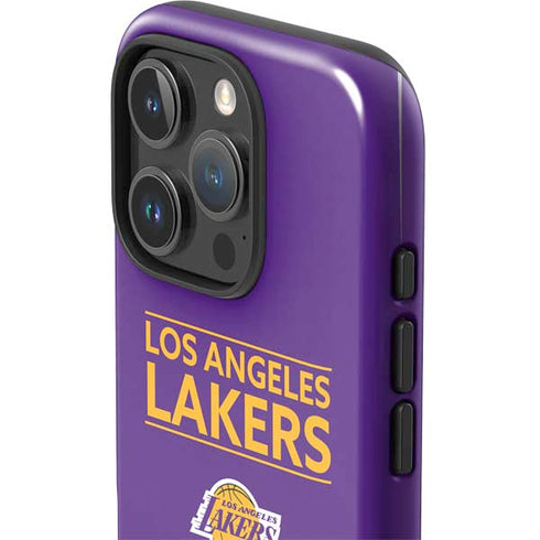 NBA Los Angeles Lakers Standard - Purple iPhone 16 Pro Impact Case